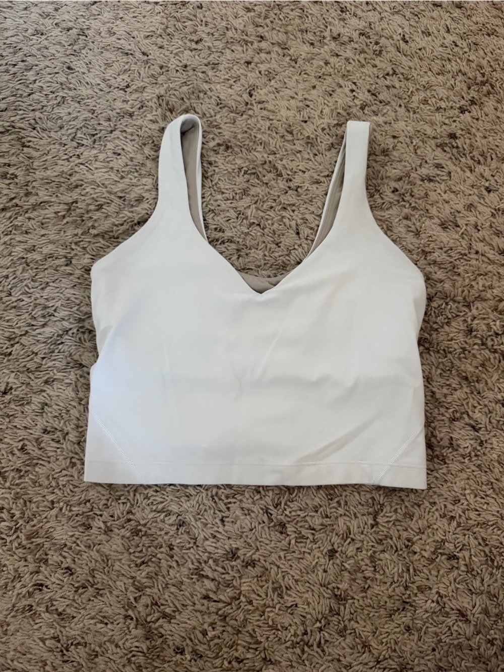 White Lululemon Align Tank - Size 4